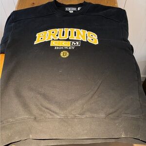 CCM Black Crewneck with Yellow and White Logo
